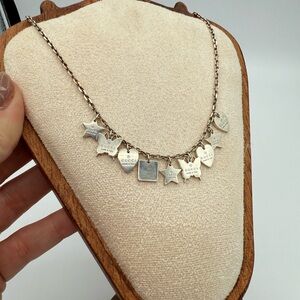 Gucci Silver Charm Necklace